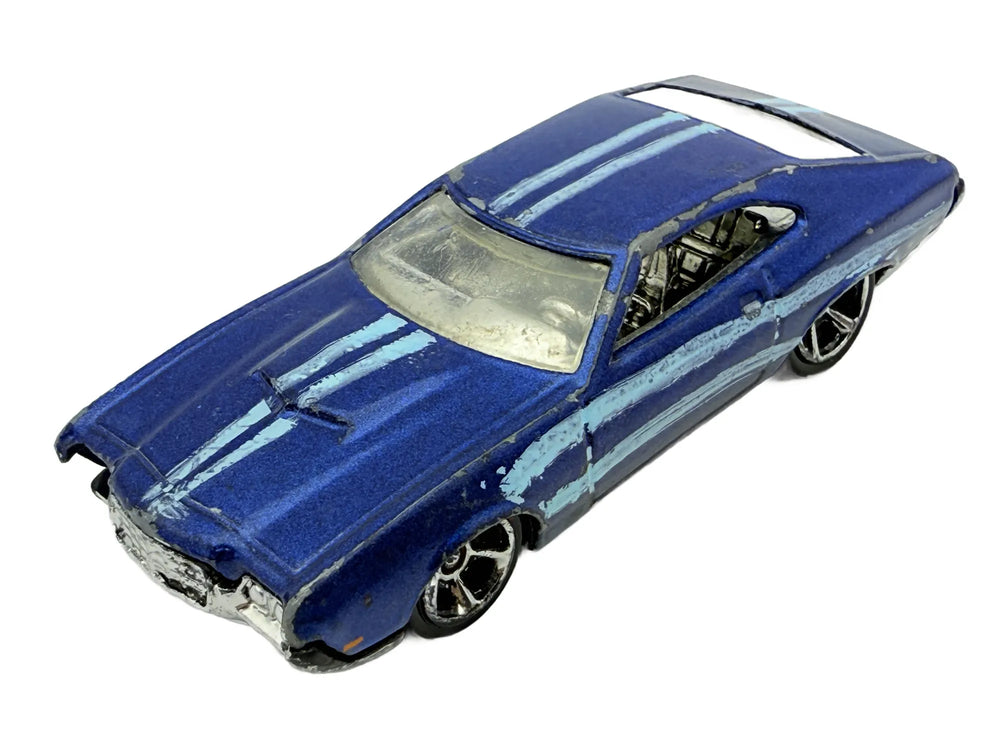 72 Ford Grand Torino Sport Hot Wheels Niebieska 1:64
