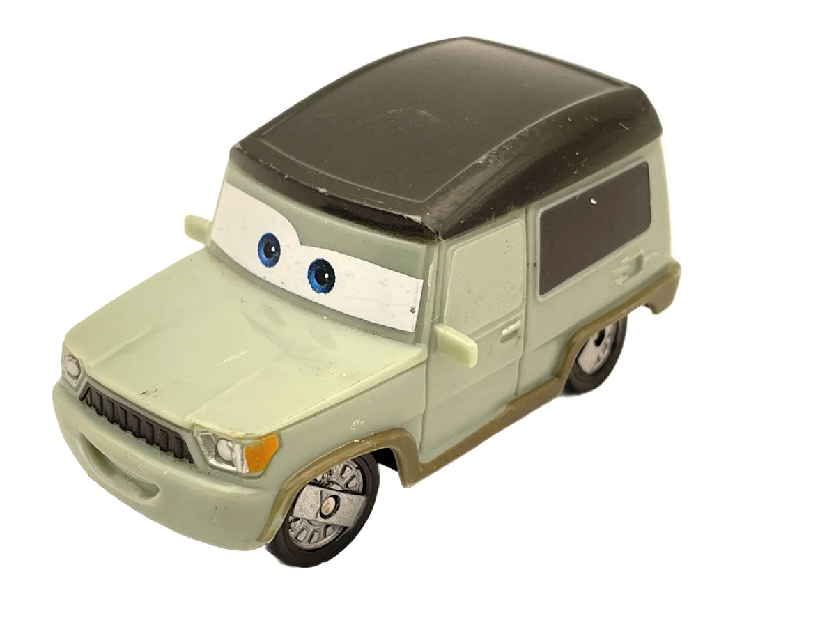 Miles Axlerod z filmu Auta 2 Disney Pixar, Die cast Zielony, 1:64, Resoraki