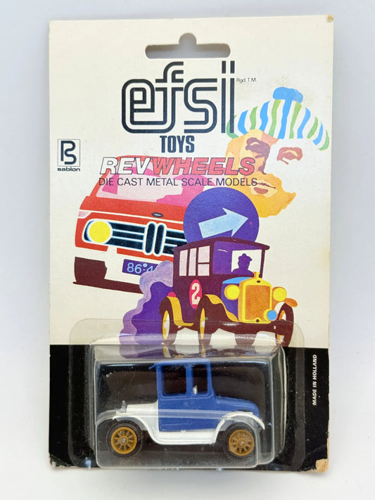 1919 FORD MODEL T AMBULANCE, Efsi Ok. 1970–80, Niebieski, 1:64, Resoraki