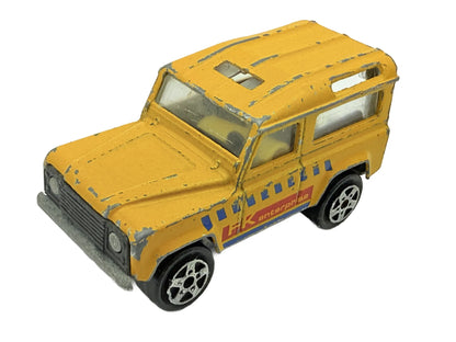 Land Rover Majorette Żółty 1:60