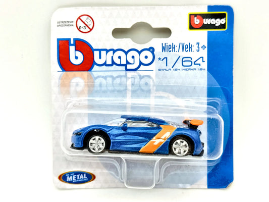 Dodge Viper SRT Bburago 1:64 7 Blister Niebieski