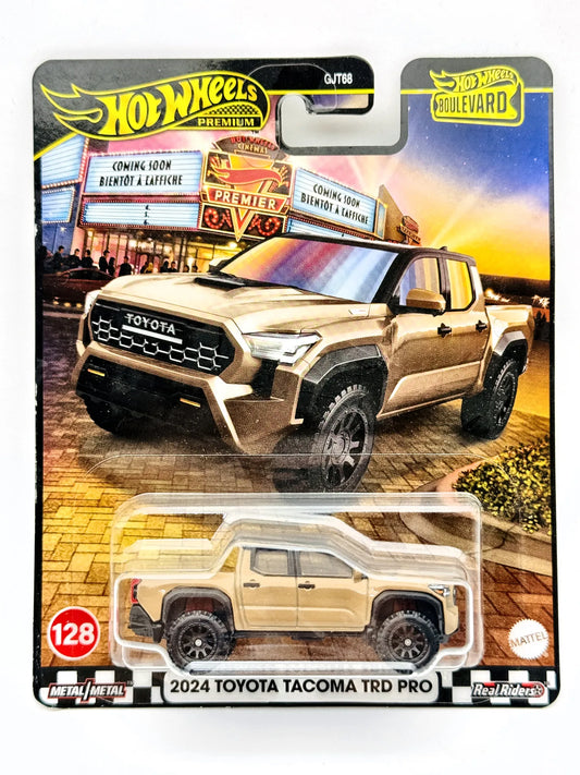 Toyota Tacoma TRD Pro Hot Wheels 2025 Boulevard 1:64 Pickup Blister Beżowy