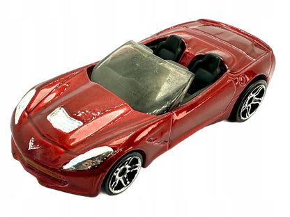 '14 Corvette Stingray Hot Wheels 2013 Czerwony 1:64