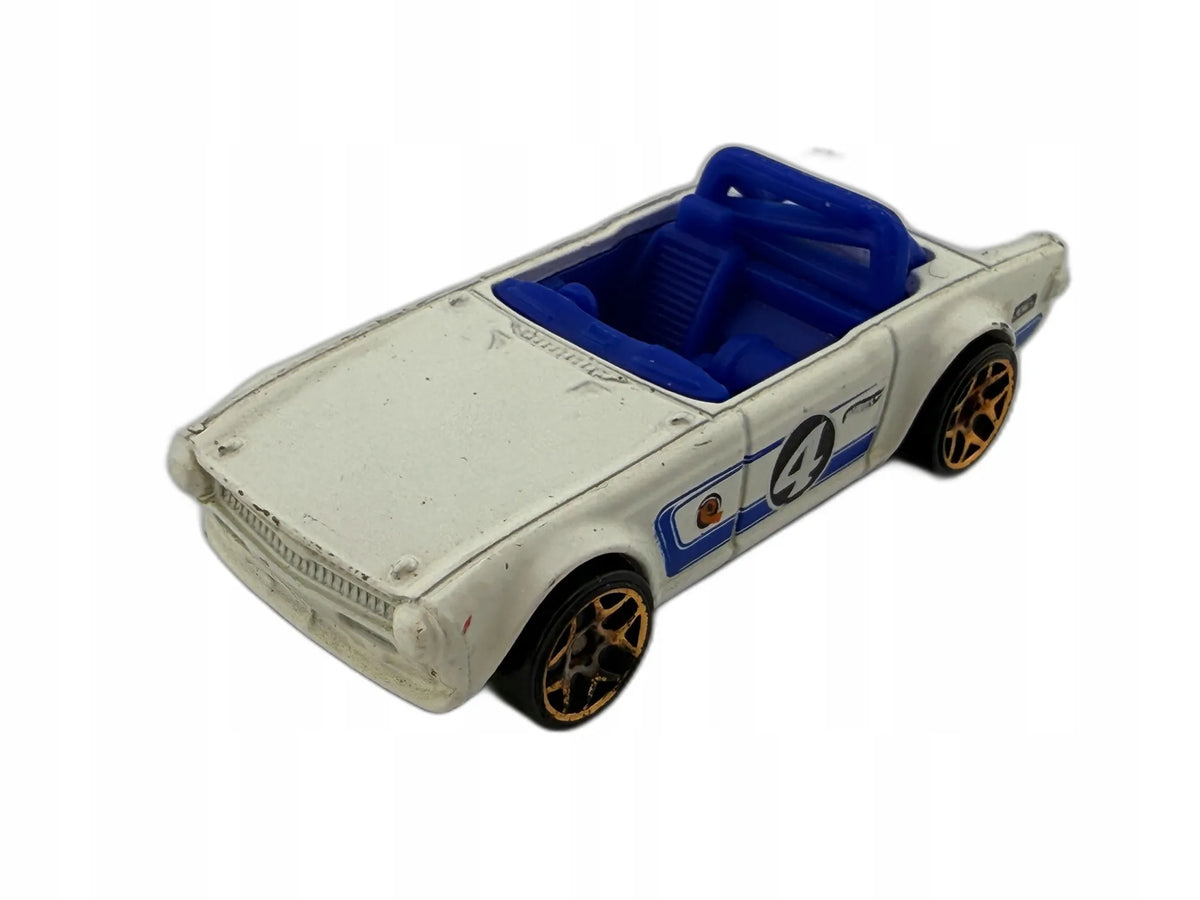 Triumph Tr6 Hot Wheels 2009 Biały 1:64
