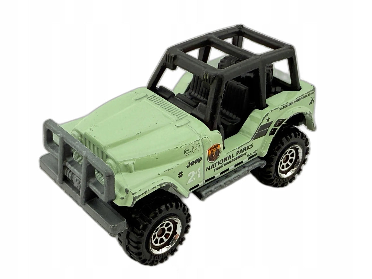 Jeep Cj-7 Matchbox 2003 Miętowy 1:64