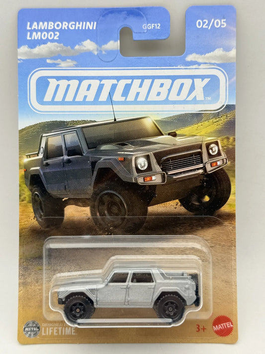 Lamborghini LM 002 Matchbox 2025 1:64 Srebrny Off-Road