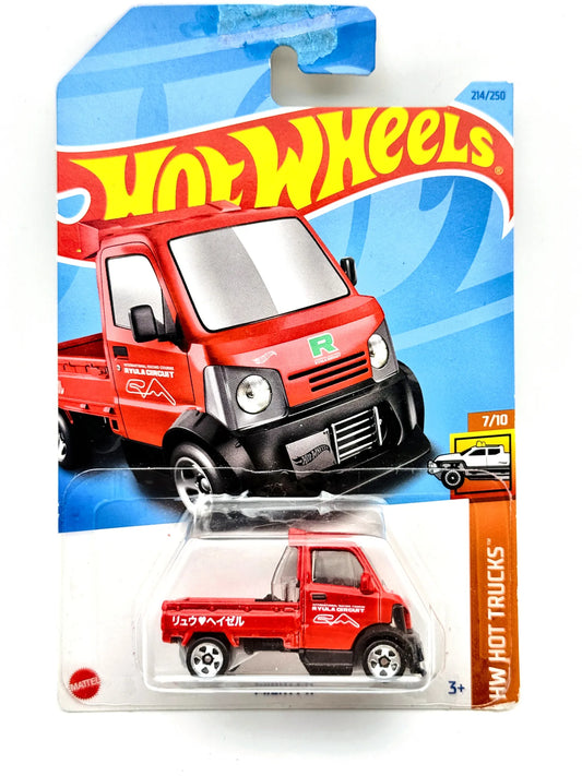 Mighty K Hot Wheels 2021 HW Hot Trucks 1:64 Pickup Blister Czerwony