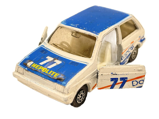 AUSTIN MINI METRO, Corgi, Made in Gt Britain, Die cast Biały-Niebieski 1:43