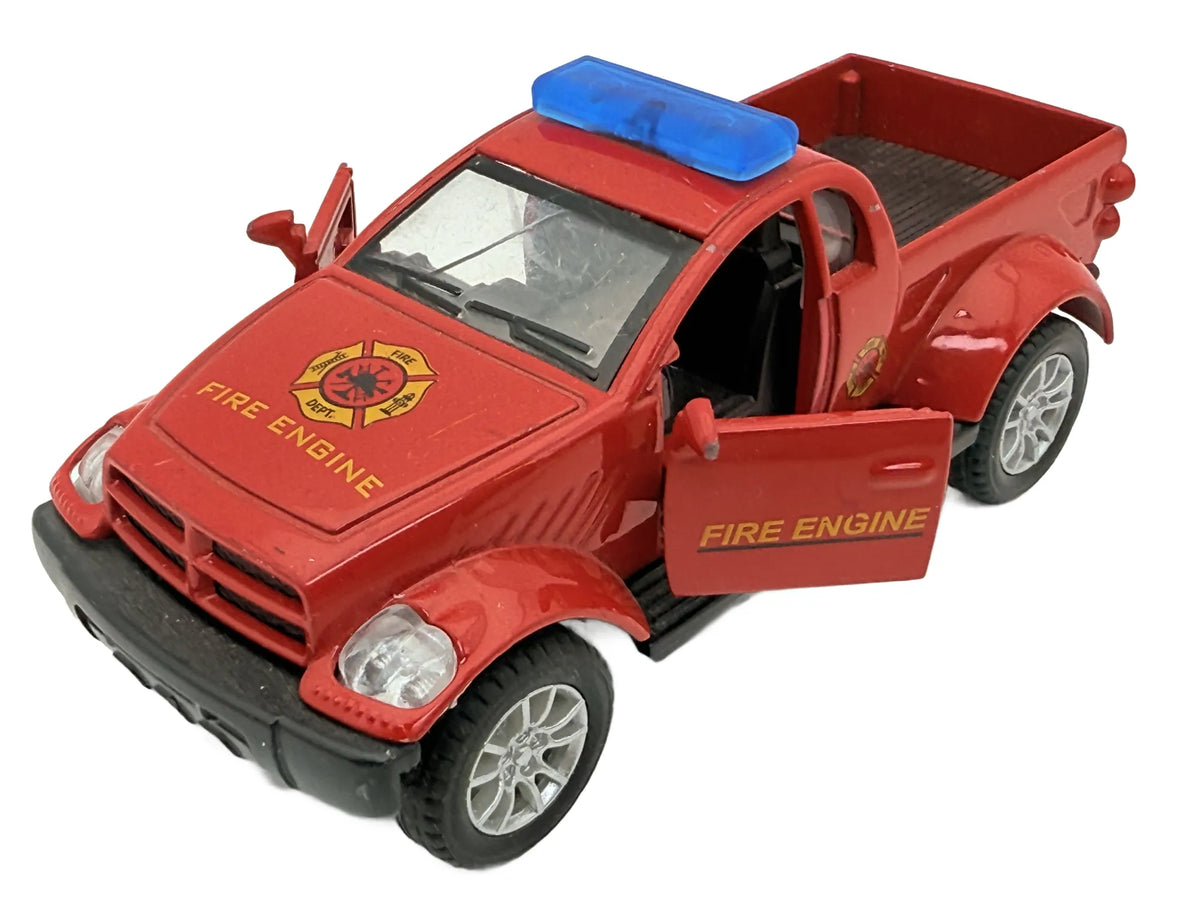 Dodge Power Wagon Fire Engine, Straż pożarna, Resoraki, die cast, 1:32