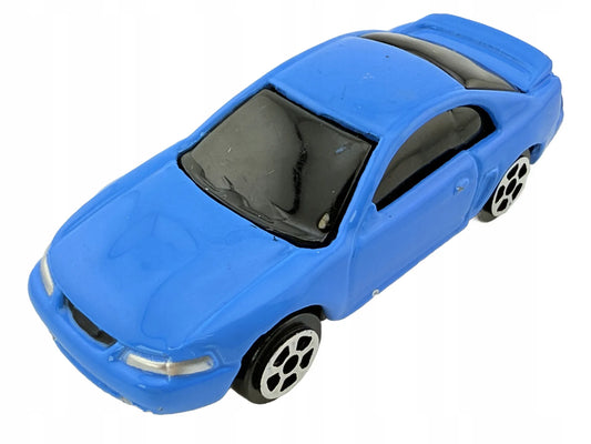 '99 MUSTANG, Maisto, Resoraki, Die cast 12332, Niebieski, 1:64