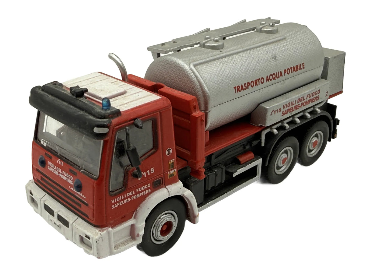1993 IVECO 380E CAMION CITERNE, STRAŻ POŻARNA, AmerCom 2000, Die cast, 1:64