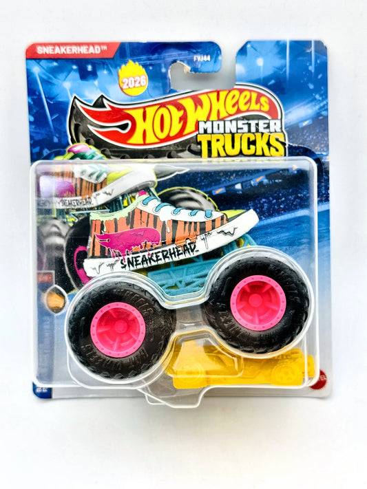 Sneakerhead Hot Wheels 2026 1:64 Monster Truck Blister Turkusowy