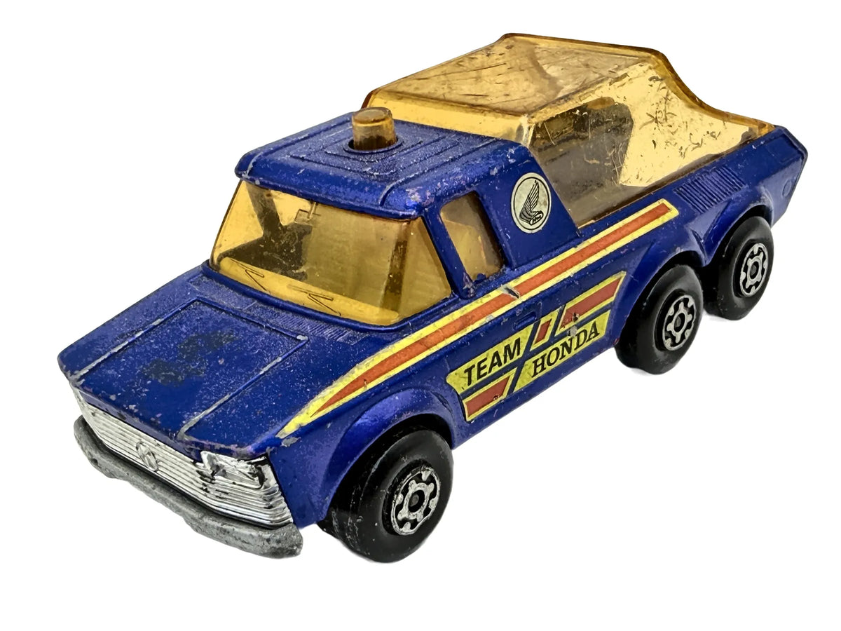 TEAM HONDA PICK-UP TRUCK Matchbox Made in England 1974 Niebieski 1:43