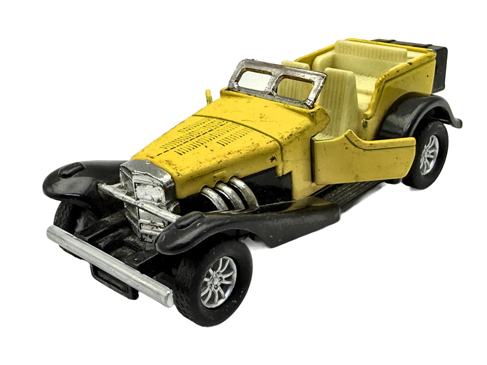 MERCEDES-BENZ SSK CABRIO VINTAGE MODEL Żółty 1:34