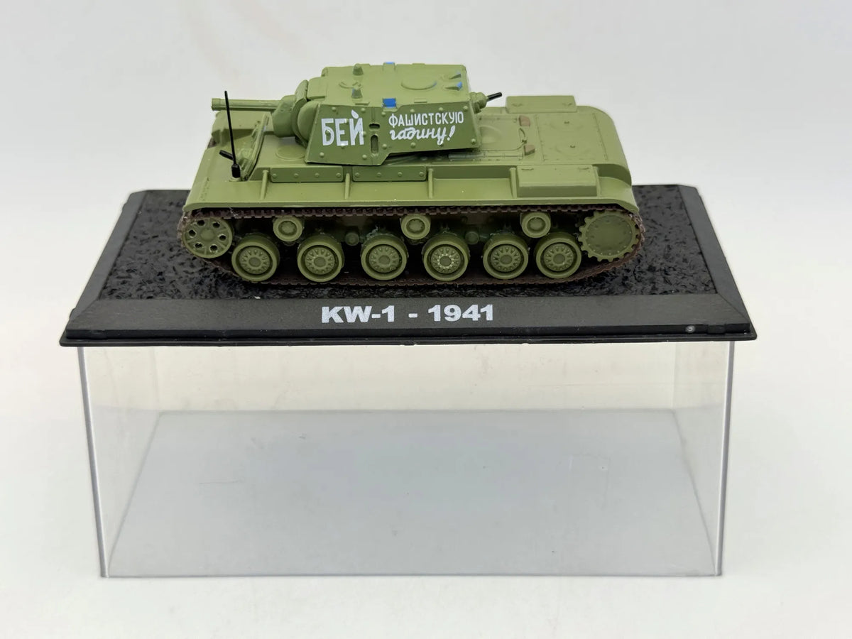 Czołg Sowiecki KW-1 z 1941 r Tanks of the World Wojsko AmerCom Zielony 1:72