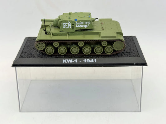 Czołg Sowiecki KW-1 z 1941 r Tanks of the World Wojsko AmerCom Zielony 1:72