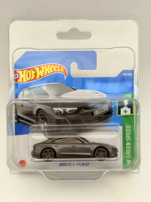 Audi Rs E-Tron Gt HW Green Speed Hot Wheels 2022 Srebrny 1:64 + Protektor