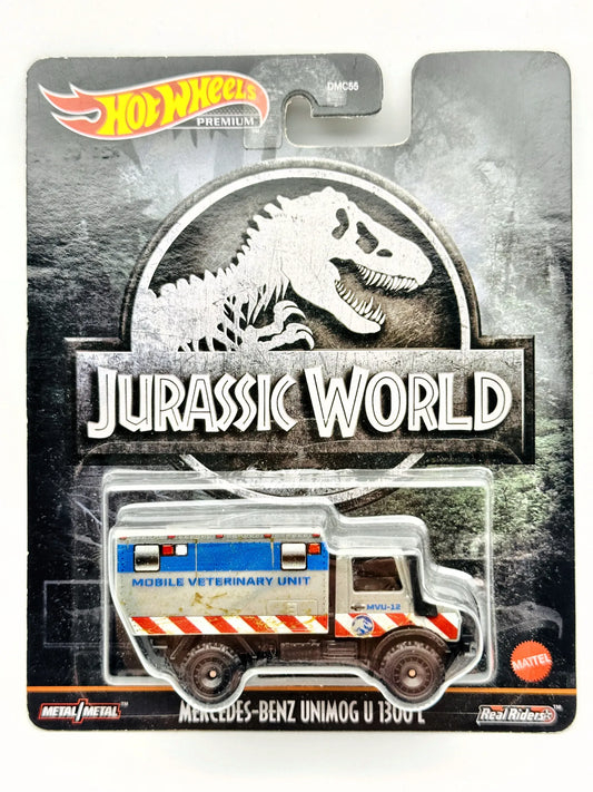 Mercedes-Benz Unimog U 300L Hot Wheels 2022 Jurassic World 1:64 Ciężarówka