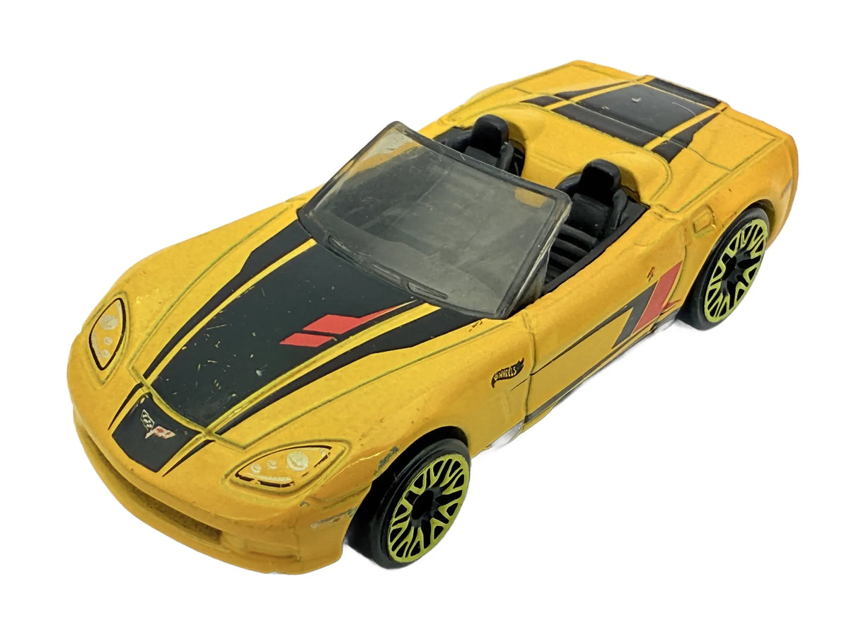 Corvette C6 Hot Wheels Żółty 1:64