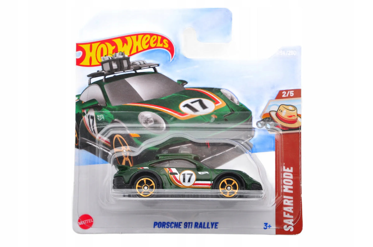PORSCHE 911 RALLYE, Hot Wheels 2025, Resoraki, Die cast HYW87-N521, 1:64