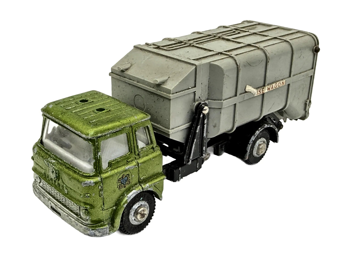 Bedford Tk Refuse Wagon Dinky Toys 1966 Szary 1:43 Made in United Kingdom