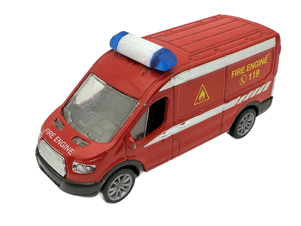 Jak Ford Transit Straż pożarna Czerwony 1:43