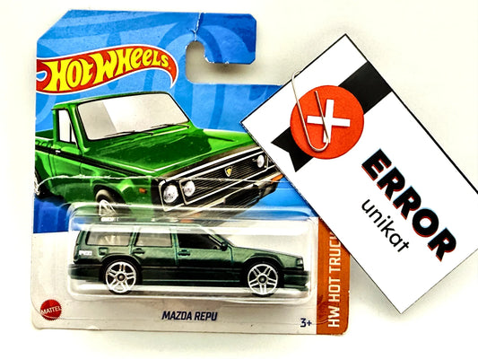 Mazda Repu Hot Wheels 2022 Fabryczny Error 1:64 Pickup VOLVO