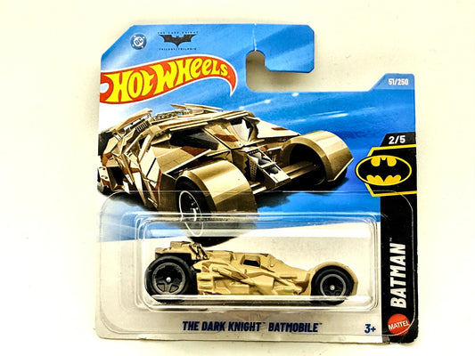 The Dark Knight Batmobile Hot Wheels Mainline 1:64 Blister Beżowy