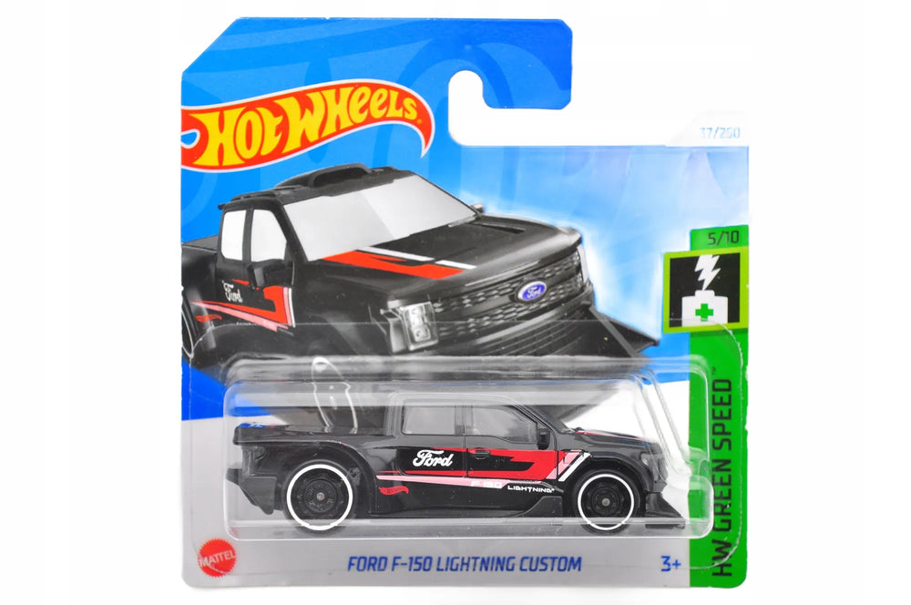 Ford F-150 Lightning Custom Hot Wheels 2024 Czarny 1:64