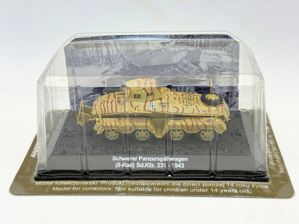 Sd.Kfz. 231 8 Rad - 1943 Tanks of the World Wojsko AmerCom Piaskowy 1:72