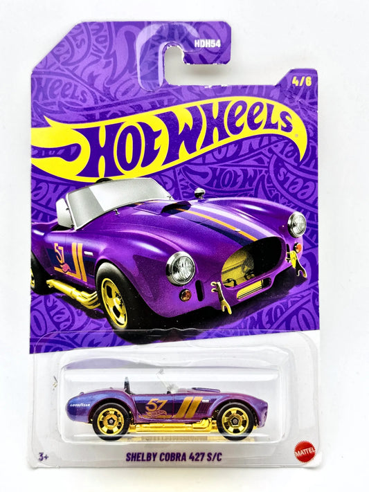 Shelby Cobra 427 S/C Hot Wheels 2024 Anniversary 1:64 GOODYEAR Blister