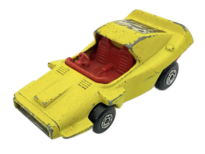 Woosh-N-Push Matchbox Żółty 1:64 Made in Anglia