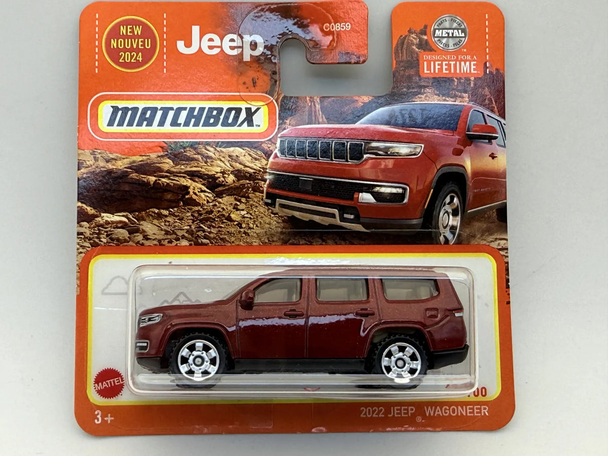 2022 Jeep Wagoneer Matchbox 2024 Bordowy 1:64 Suv