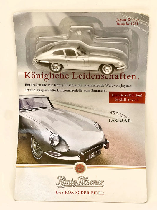 Jaguar E-Type Grell 1:87 Blister Srebrny High Speed König Pilsener