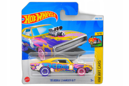 Dodge Hot Wheels Żółty 1:64