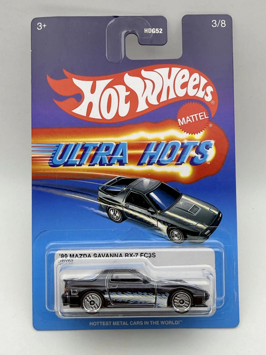 '89 MAZDA SAVANNA RX-7 FC3S, Hot Wheels 2024, HDG52 JBY62, Czarny, 1:64