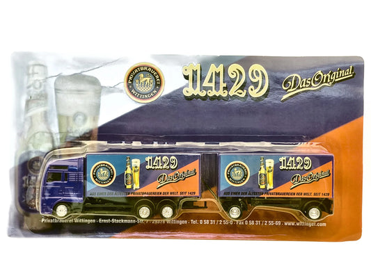MAN TRUCK Grell 1:87 Blister Promocyjny Wittingen Privatbrauerei 1429