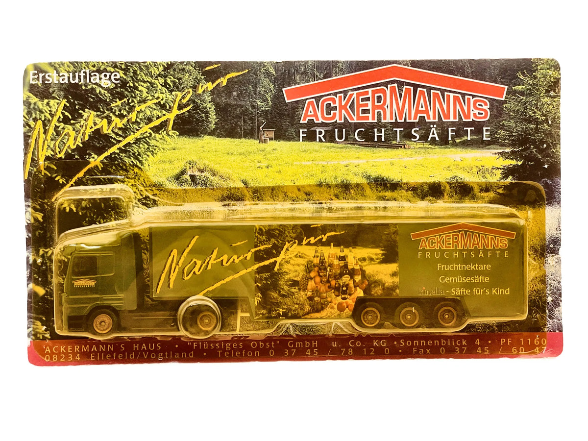 Mercedes-Benz Actros Grell 1:87 Zielony Promocyjny Ackermanns Fruchtsäfte