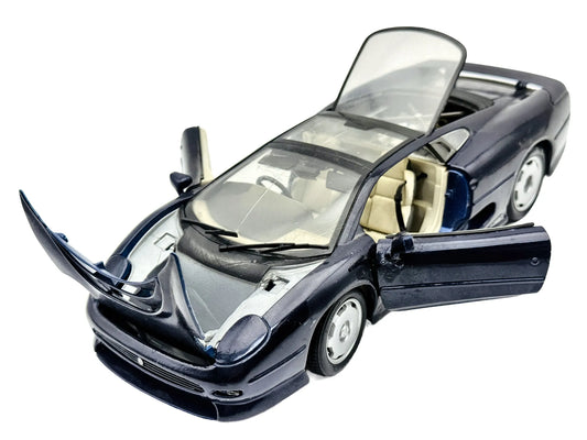 Jaguar XJ220 Maisto 1:18 Luzak Niebieski
