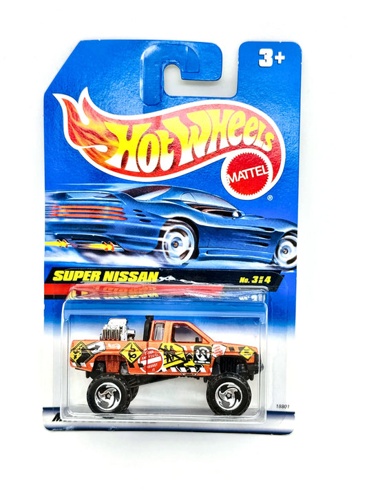 Super Nissan Hot Wheels 1997 1:64 Pickup Blister Pomarańczowy