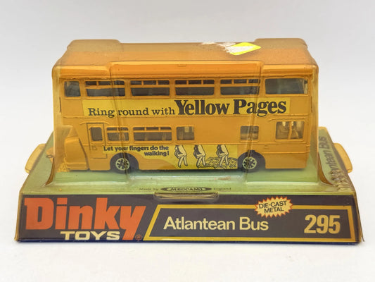 ATLANTEAN BUS Dinky Toys '70 Żółty 1:43 Made in England Yellow Pages