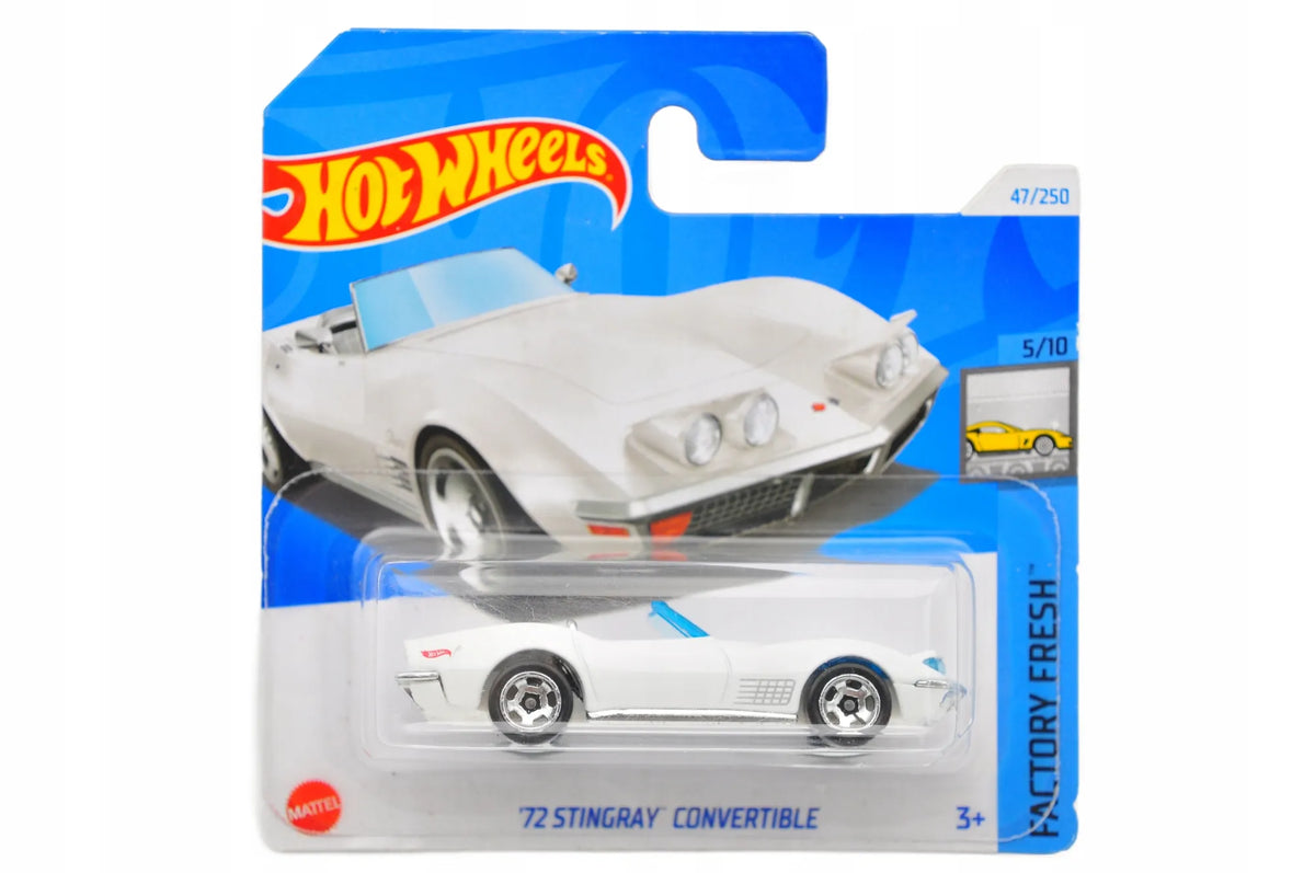 '72 STINGRAY CONVERTIBLE Hot Wheels 2024 Biały 1:64