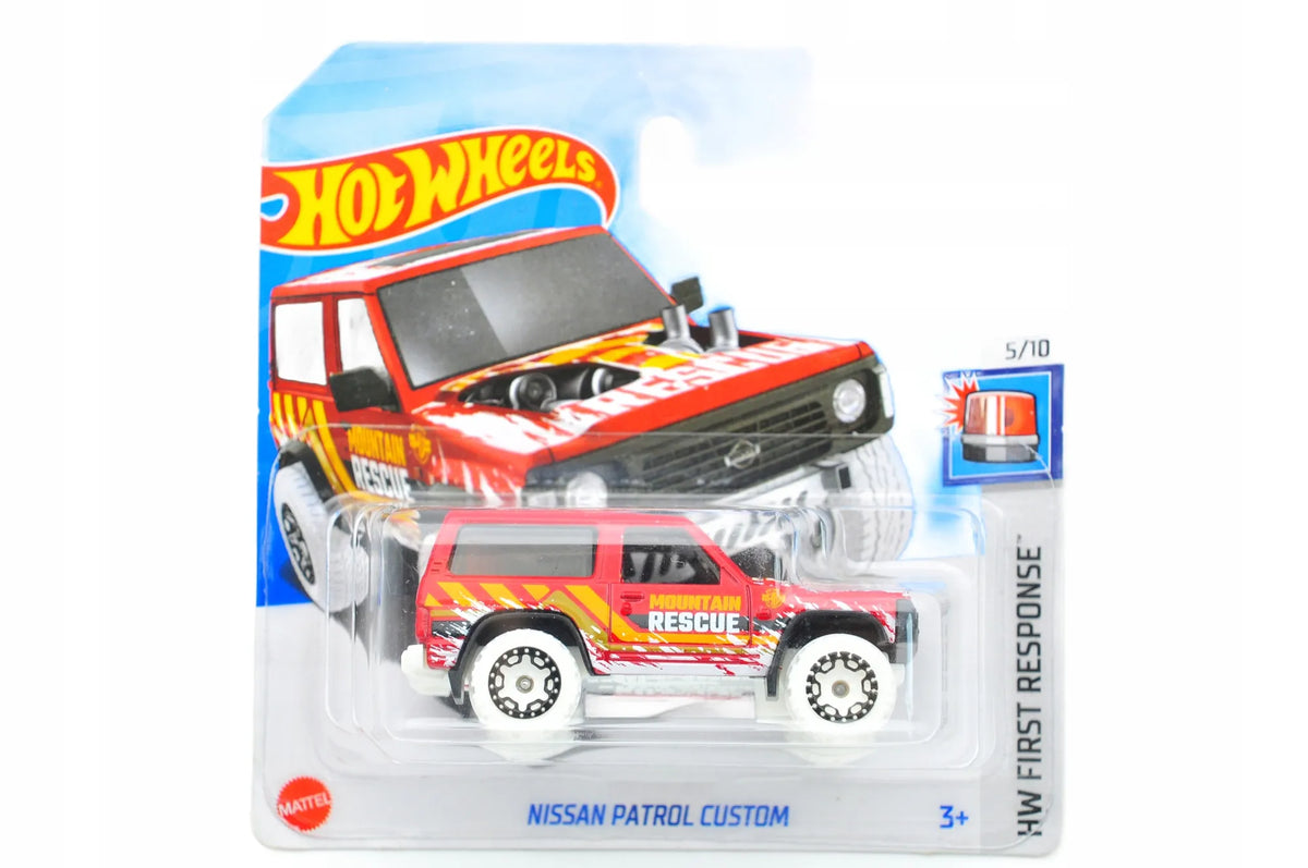 NISSAN PATROL CUSTOM Hot Wheels 2024 Czerwony 1:64