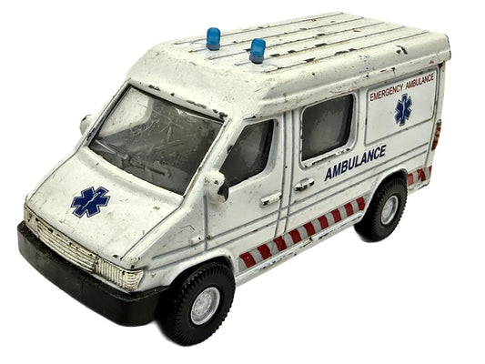 Vintage Ambulance Sun Toys Biały 1:43
