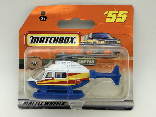 Helikopter RESCUE COPTER Matchbox 1998 Biały 1:86