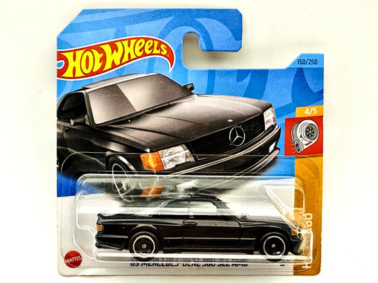 '89 Mercedes-Benz 560 Sec Amg Hot Wheels 2023 HW Turbo 1:64 Blister Czarny