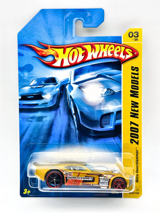 Nitro Doorslammer Hot Wheels 2007 Blue Card 1:64 2007 New Models Blister