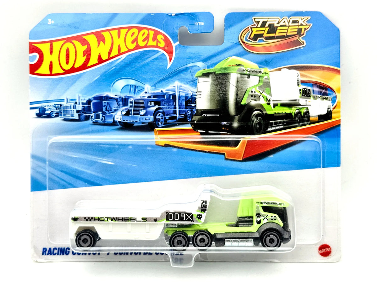 Racing Convoy Hot Wheels 2025 1:64 Ciężarówka Blister Zielony