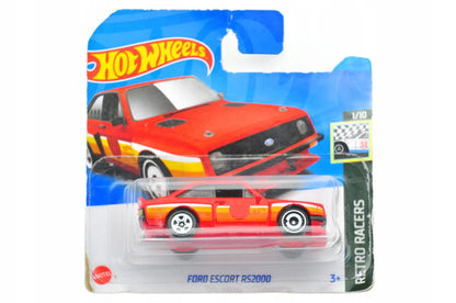 FORD ESCORT RS2000 Hot Wheels 2023 Czerwony 1:64
