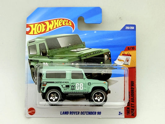 LAND ROVER DEFENDER 90, Hot Wheels 2025, Die cast JBC16N521, Zielony, 1:64